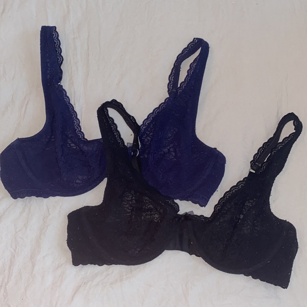 Aerie Unlined Plunge Bra Set